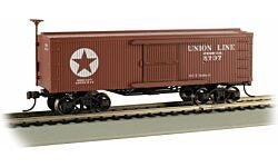 HO 34' Old-Time Wood Boxcar RTR Silver Series Union Line (BAC72310)