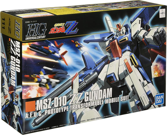1/144 High Grade Universal Century MSZ-010 ZZ Gundam from "Gundam ZZ" Snap-Together Plastic Model Kit (BAN2095912)