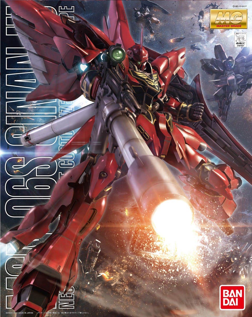 1/100 Master Grade MSN-06S Sinanju (Animation Color) from 