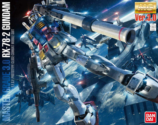 1/100 Master Grade RX-78-2 Gundam (Ver. 3.0) from "Mobile Suit Gundam" Snap-Together Plastic Model Kit (BAN2210344)