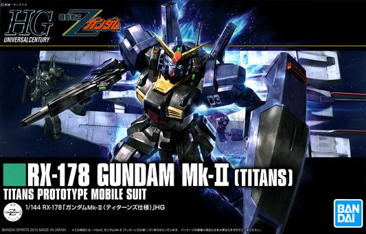 1/144 High Grade Universal Century Gundam MK-II Titans from "Z Gundam" Snap-Together Plastic Model Kit (BAN2310610)