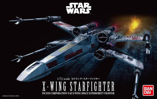 1/72 Star Wars X-Wing Starfighter Snap-Together Plastic Model Kit (BAN2378837)