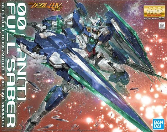 1/100 Master Grade GNT-0000/FS Gundam 00 QAN(T) Full Saber from "Gundam 00" Snap-Together Plastic Model Kit (BAN2428532)