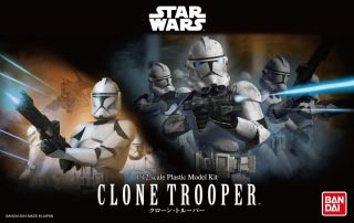1/12 Star Wars Clone Trooper Snap-Together Plastic Model Kit (BAN2439832)