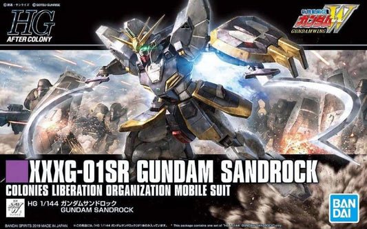 1/144 High Grade After Colony XXXG-01SR Gundam Sandrock from "Gundam Wing" Snap-Together Plastic Model Kit (BAN2471952)