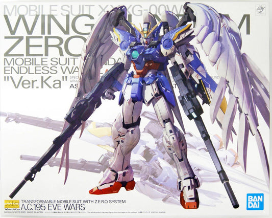 1/100 Master Grade XXXG-00W0 Wing Gundam Zero (EW) (Ver.Ka) from "Endless Waltz" Snap-Together Plastic Model Kit (BAN2516450)