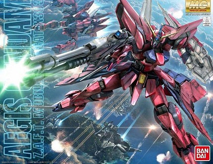 1/100 Master Grade GAT-X303 Aegis Gundam from "Gundam SEED" Snap-Together Plastic Model Kit (BAN5062907)