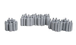HO Acetylene Tank Cluster, Unpainted 3 Groupings (BAR2012)