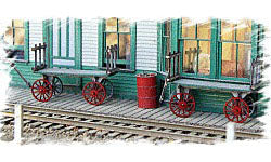 HO REA Baggage Cart Kit (2) (BAR782)