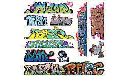 HO Graffiti Decals Mega Set #10 (11) (BLR2259)