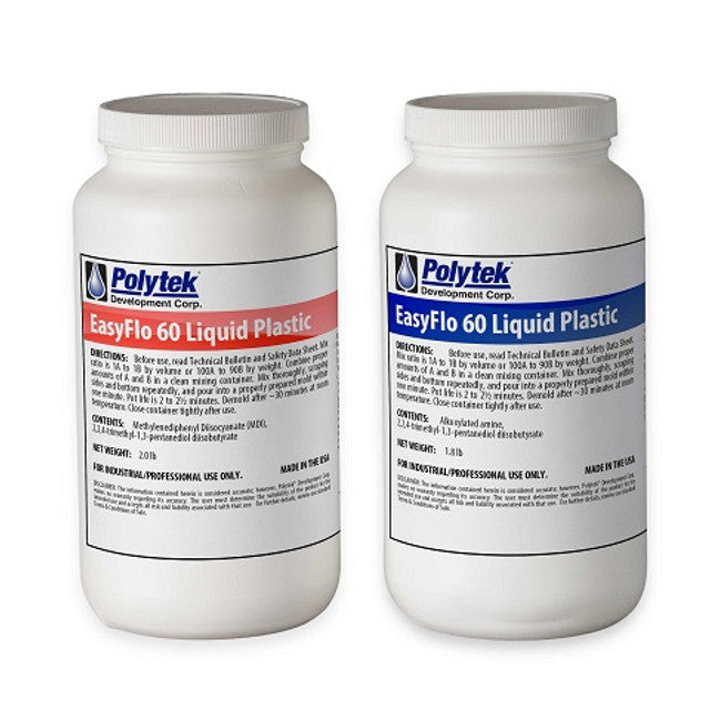EasyFlo 60 Liquid Plastic 2-Part Resin 2Qt. (BMF167)