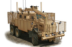 1/35 Buffalo 6x6 MPCV with Slat Armor Version & Spaced Armor Version Plastic Model (BNC35145)