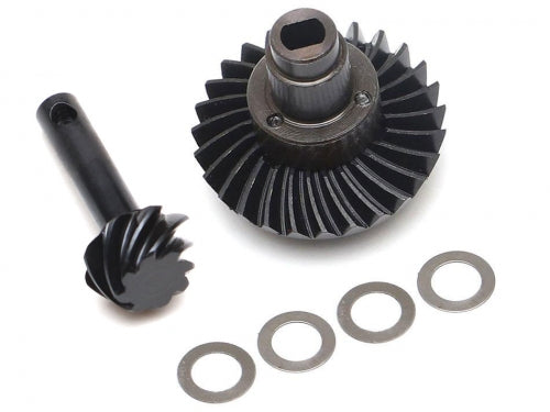 Heavy-Duty Keyed Bevel Helical Overdrive Gear 27/8T and Differential Locker Set for BRX70/BRX80/BRX90 PHAT & AR44/45/Capra Axles (BR955029)