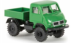 HO Assembled Unimog 402 Heavy-Duty Pickup Truck, Green (BRK39062)