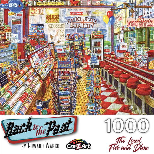 The Local Five and Dime - Back to the Past 1000 Piece Puzzle (BTP640819)