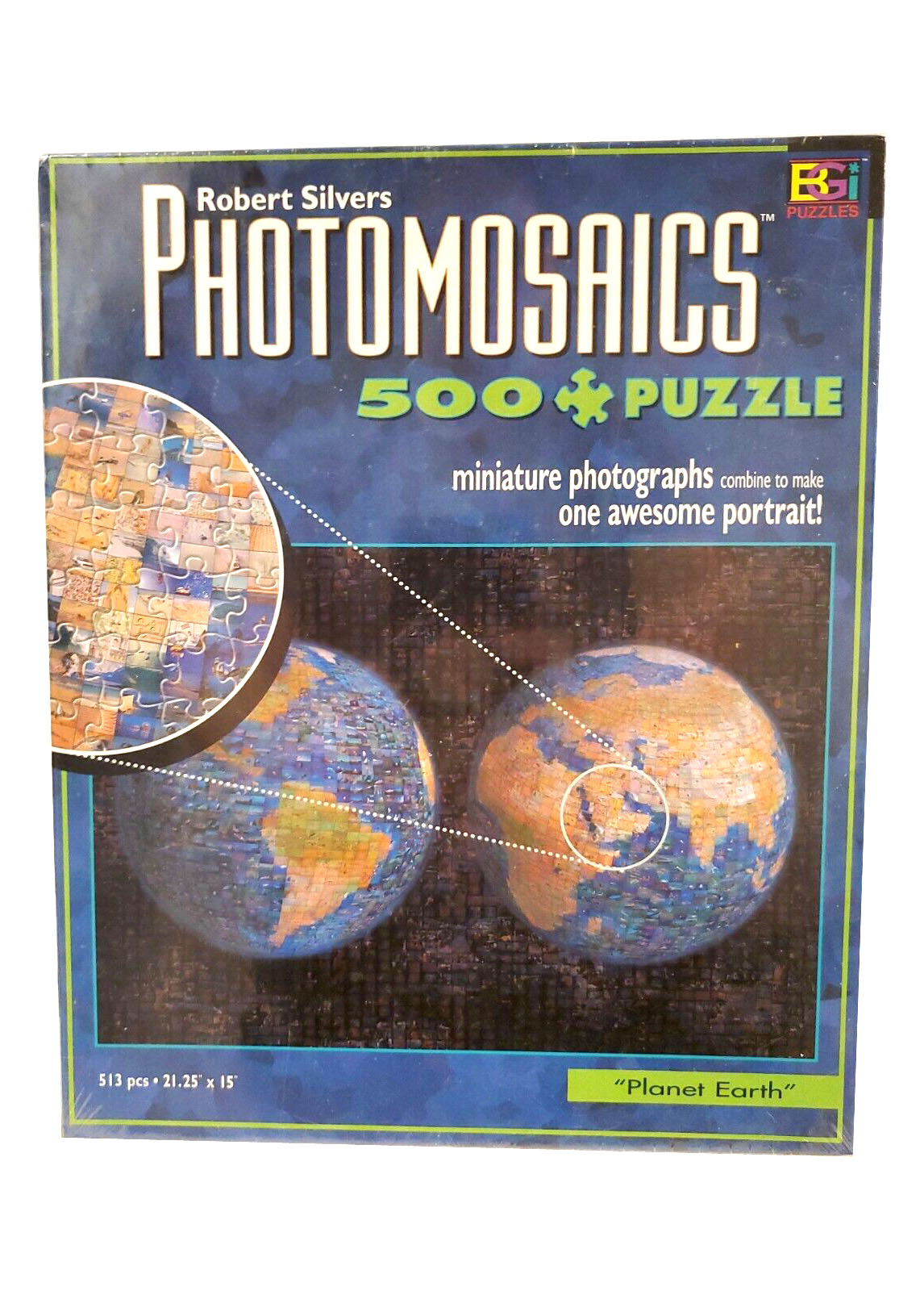 Photomosaics Robert Silvers Planet Earth 500-Piece Puzzle (BUF552)