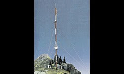 HO Transmitter Tower, Assembled, 14-3/4" (BUS5965)