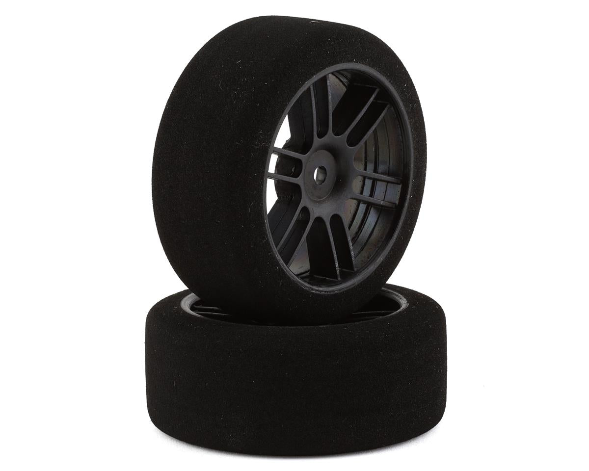 Front 26mm Nitro Touring Foam Tire, Black Wheel, 42 (2) (BXRF2645B)