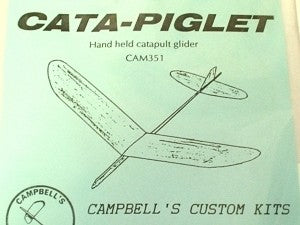 Cata-Piglet 13" Hand-Launch Glider (CAM351)