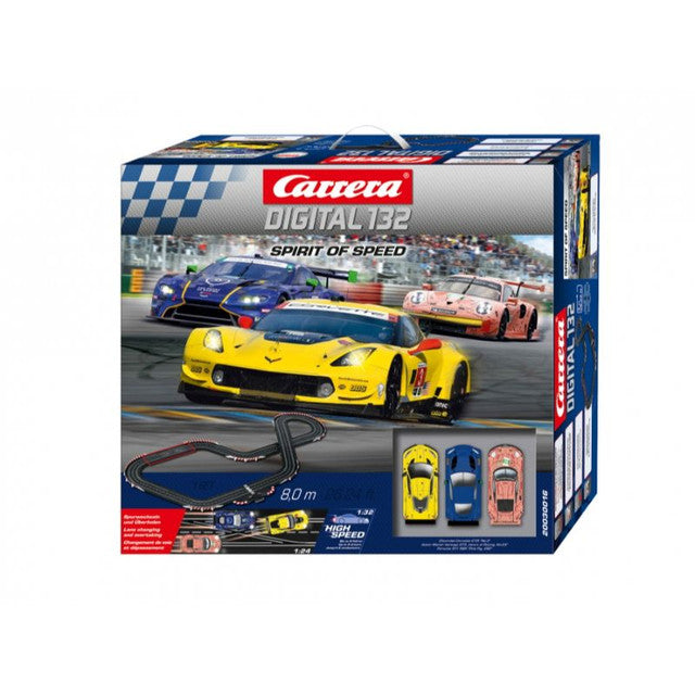 1/32 Digital "Spirit of Speed" Slot Car Set with 26.24' of Track and 3 Cars (CAR20030016)