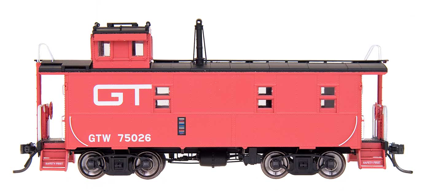 HO Grand Trunk Western Assembled ATSF Early Steel Caboose (CCS1112)