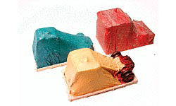 HO Cast Resin Covered Semi Trucks Freight Car Loads (3) (CHO7255)