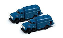 N Mini Metals Assembled 1954 Ford Tank Truck, Dixie Gas Corp. (2) (CMW50388)