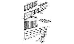 HO Fences and Railings (4) (CNV1601)