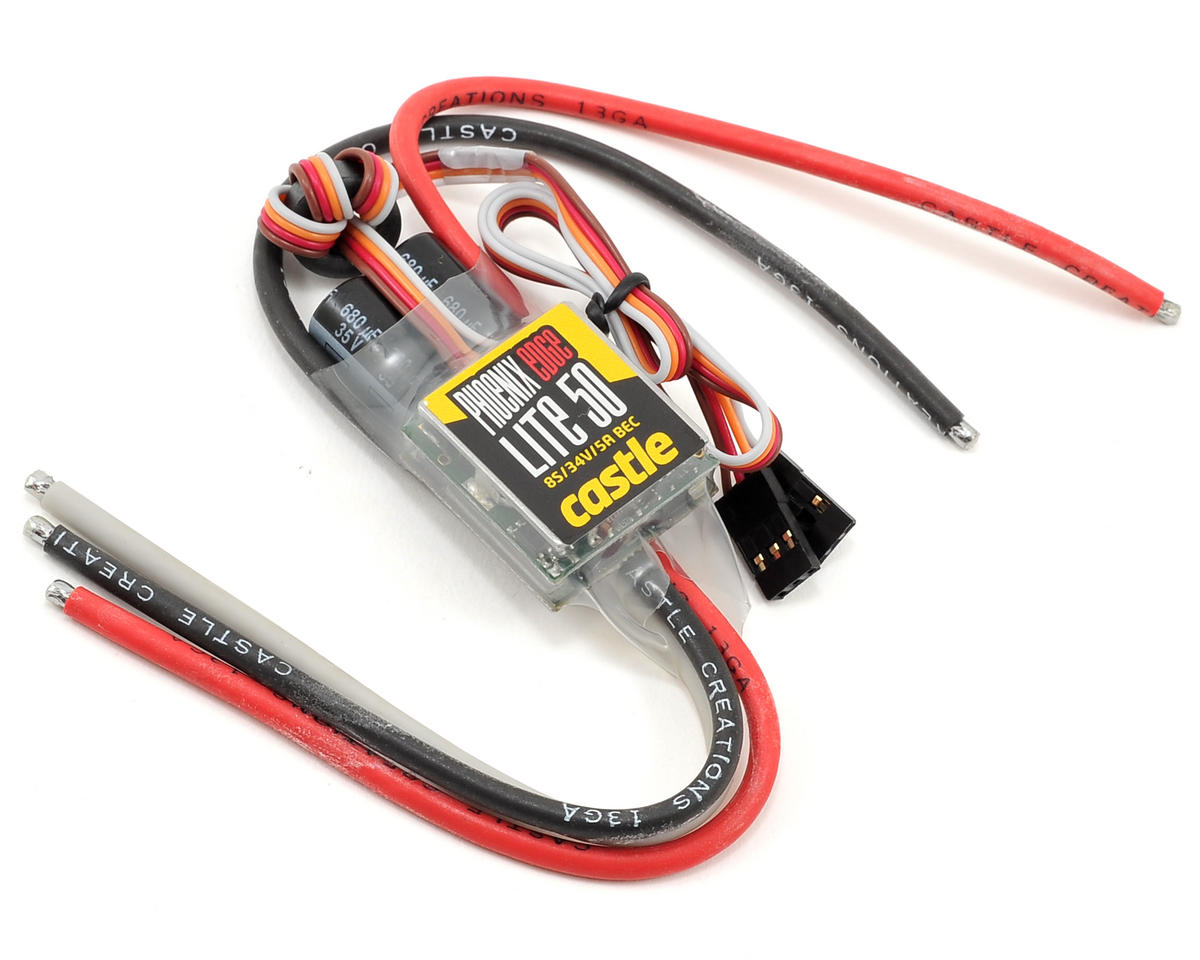 Phoenix Edge Lite 50: 25V 50-Amp Brushless ESC (CSE010011300)