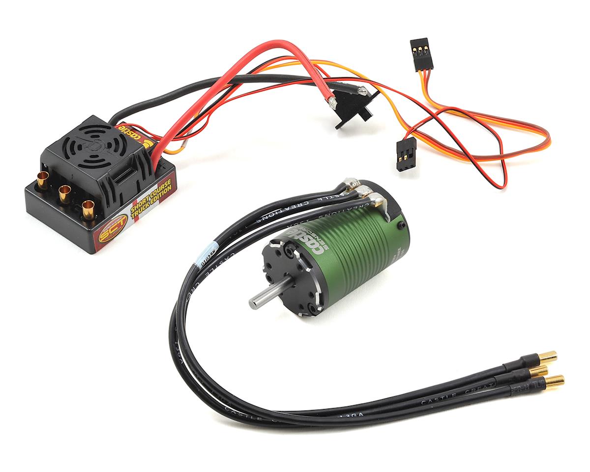 Sidewinder SCT Waterproof Combo with Sensored Motor, 3800kV (5mm Shaft) (CSE010012303)
