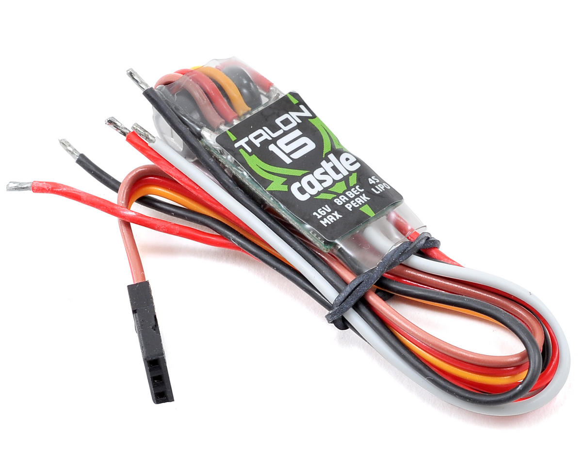 Talon 15: 2S-4S 15-Amp Brushless ESC (CSE010012900)