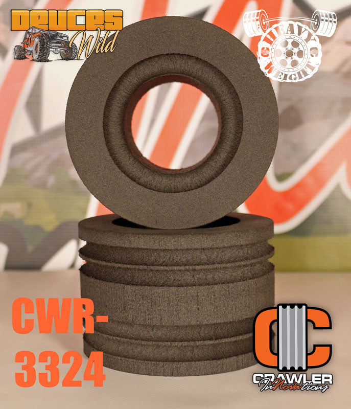 Deuce's Wild Heavy Weight Single Stage Foams for 2.2" MT Tires, 3.0" Wide, 4.95"-5.35" Tall (CWR3324)