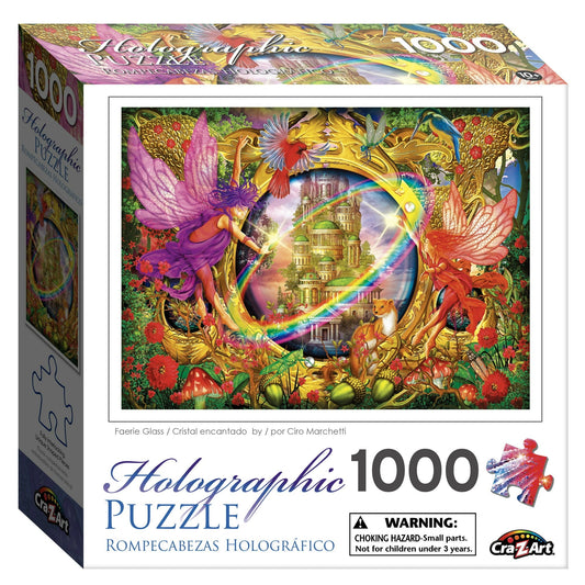 Holographic "Faerie Glass" 1000 Piece Jigsaw Puzzle (CZA631932)