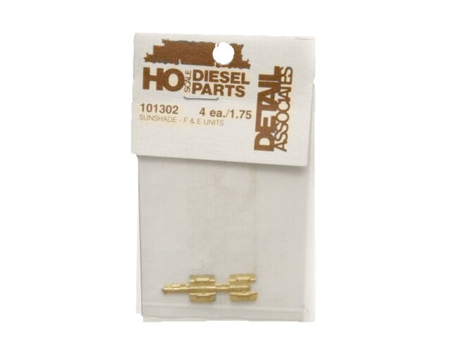 HO Brass Sunshade for F&E Units (4) (DAS101302)