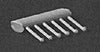 HO Nut-Bolt-Washer Plastic Castings, Scale 3/4" Nut with 2" Washer (24) (DAS2203)