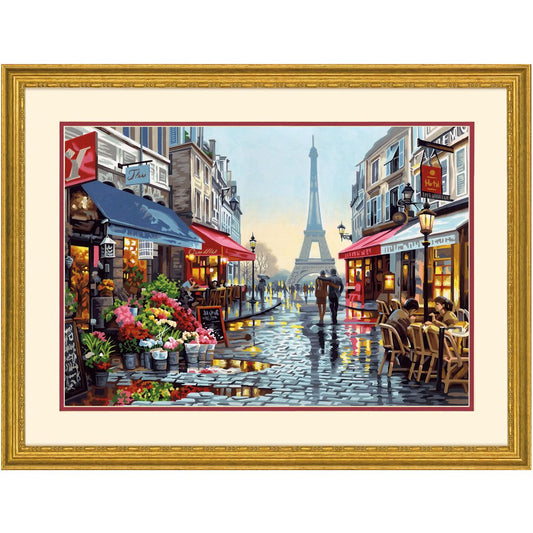 Paris Flower Shop Paint By Number 14x20" Paint by Number (DMS91651)