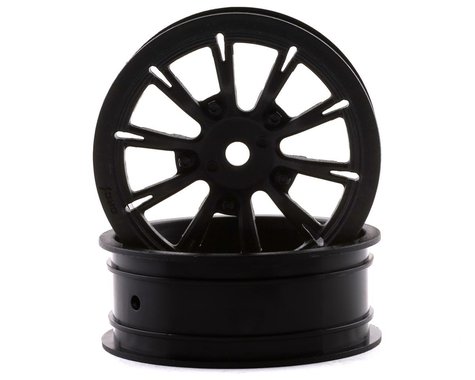 Axis 2.2" Drag Racing Front Wheels with 12mm Hex Black (2) (DRC215)
