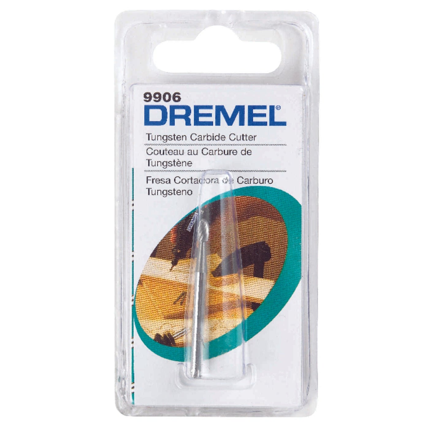 0.125"x1.5" Long Tungsten Carbide Cutter Oval (1) (DRE9906)