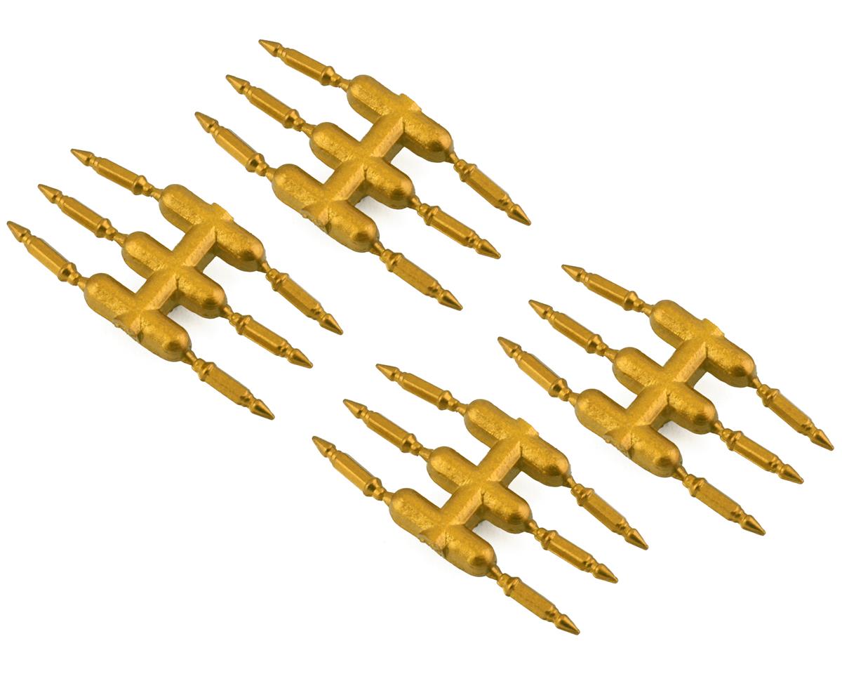 Drift Element Scale Bullet Lug Nuts, Gold (24) (DSCDEN3G)