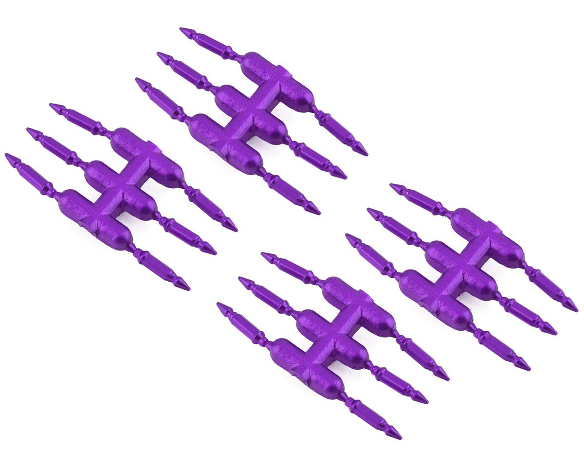 Drift Element Scale Bullet Lug Nuts, Purple (24) (DSCDEN3PUA)
