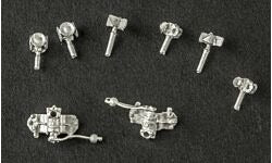 HO Bethlehem Model 22 Ground Throw Turnout Detail with Targets (2) (DTW957)