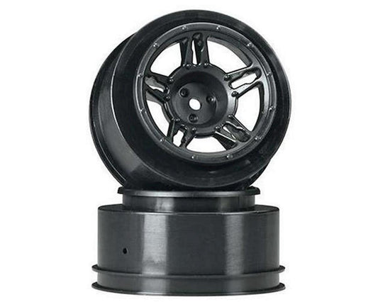 SC Wheel Black Rear Slash/Blitz/SCRT10 (2) (DTXC3825)