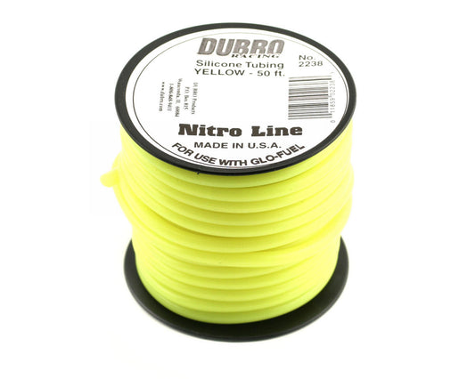 "Nitro Line" Silicone Fuel Tubing (Yellow) 1' (DUB2238)