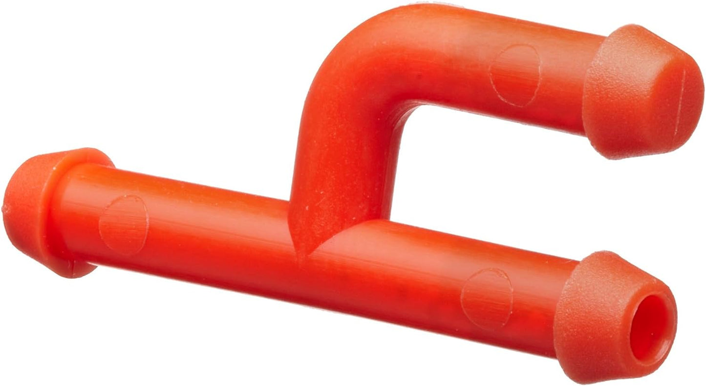 Red In-Line Fuel Connector With Plug (2) (DUB2371)