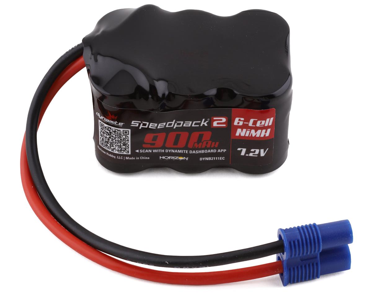Speedpack2 900mAh 7.2V 6 Cell NiMh Battery Pack with EC3 Plug (3+3) (DYNB2111EC)