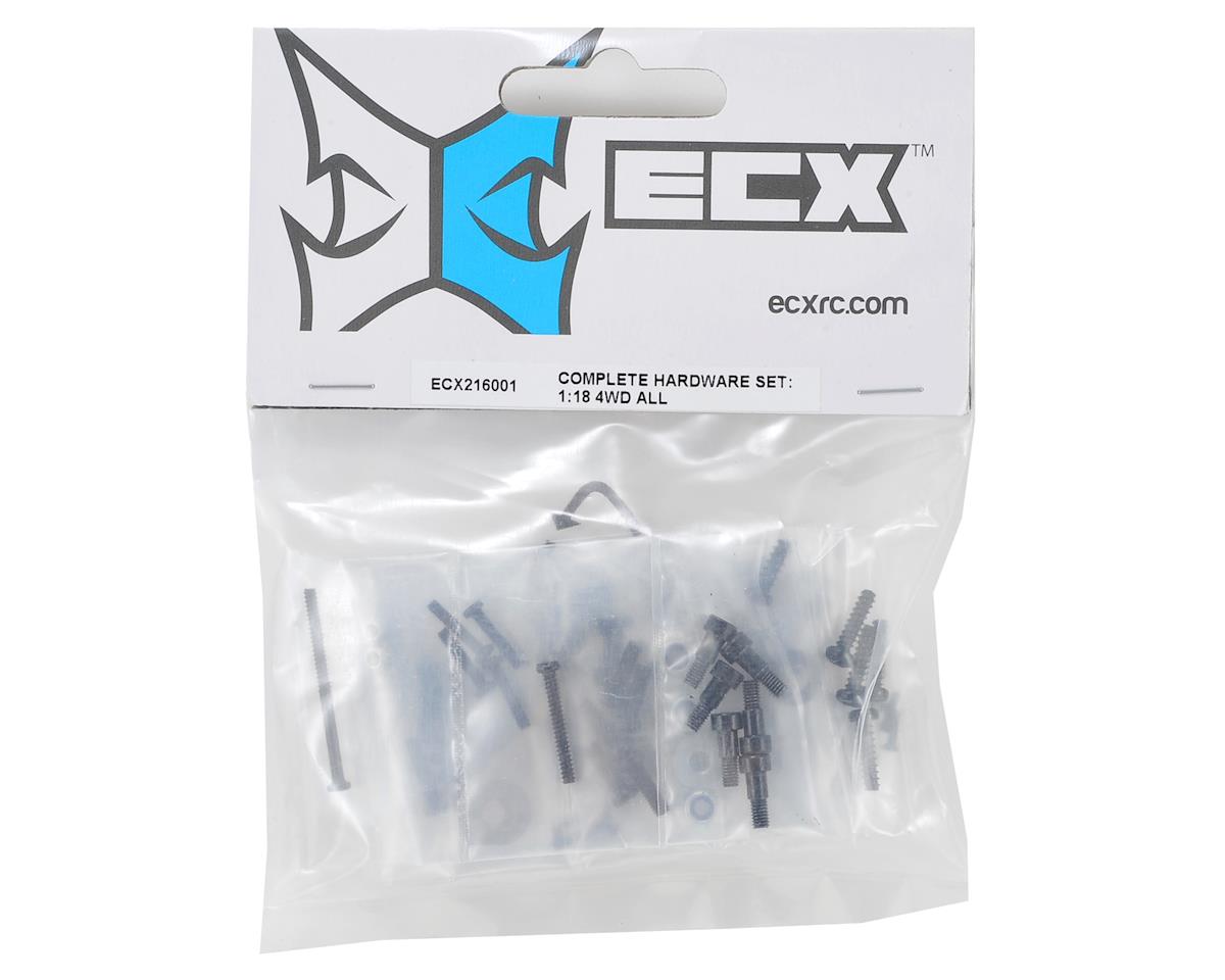 Complete Hardware Set 1/18 4WD All (ECX216001) Nankin Hobby