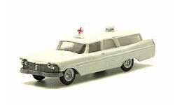 HO Assembled Plymouth Suburban Ambulance, Spanish Lettering (EKO2156)