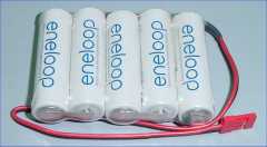 2000mAh 5-Cell 6.0V Receiver Battery (ENE5EN2000AA)