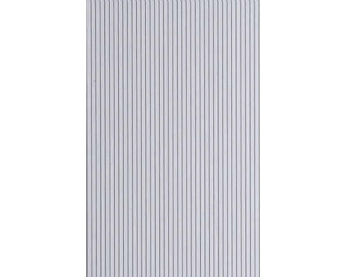 Opaque White Polystyrene Clapboard 0.040"x6"x12", 0.040" Groove Spacing (1) (EVG4041)