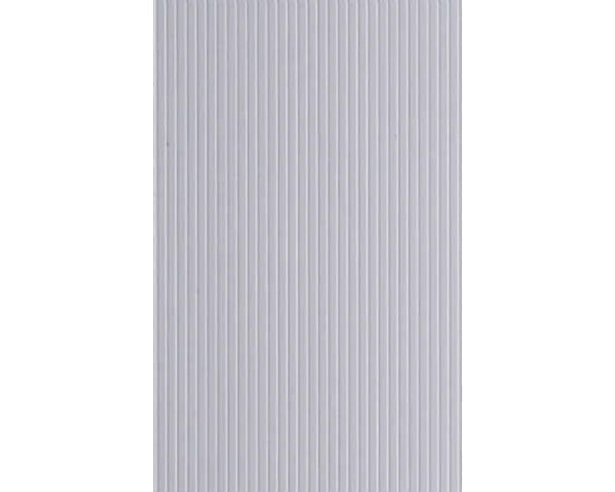 Opaque White Polystyrene V-Groove Siding 0.040"x6"x12", 0.050" Groove Spacing (1) (EVG4050)